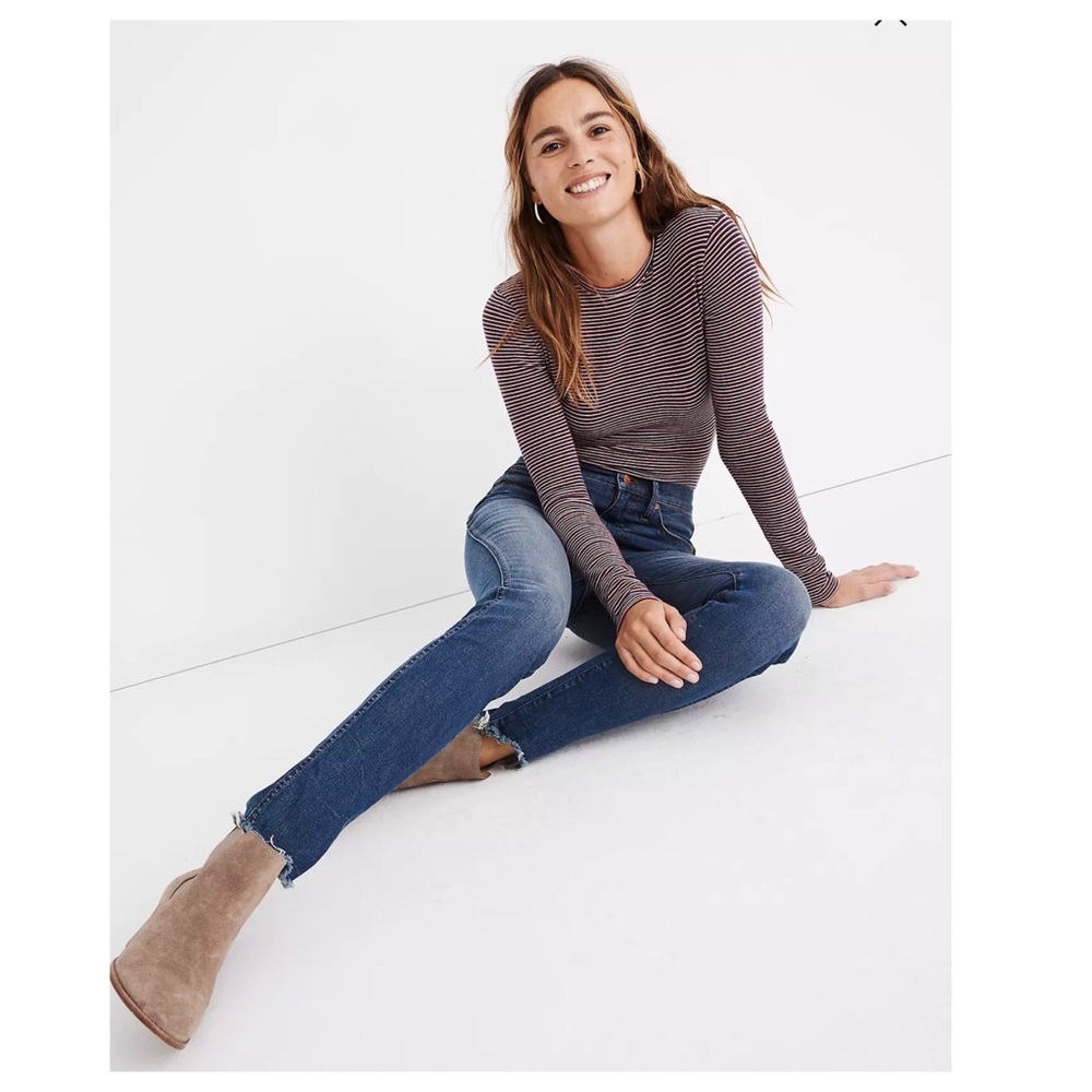 Madewell 10” High Rise Skinny Sz 26 - Picture 2 of 6